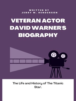 cover image of VETERAN ACTOR DAVID WARNER'S BIOGRAPHY